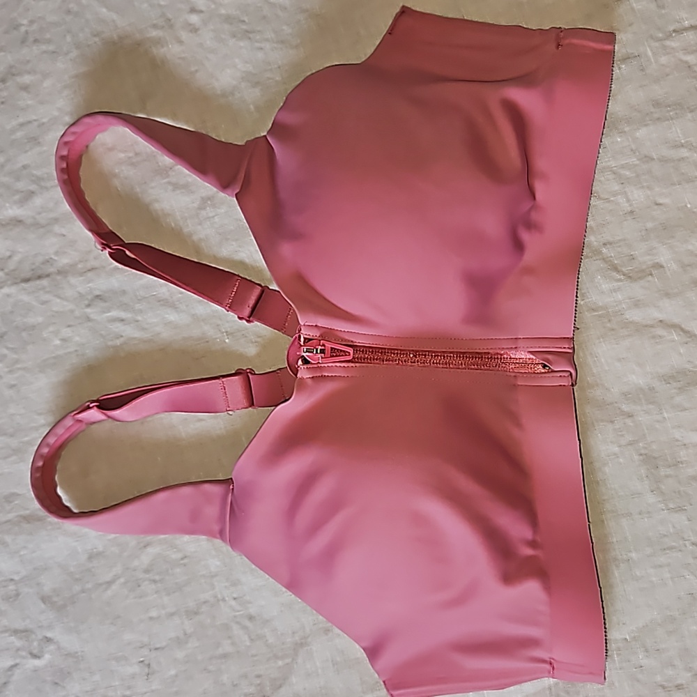 Victoria's Secret Rose Layered Corset Sport Bra Size 32D